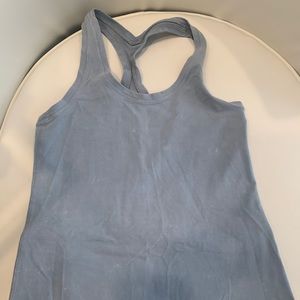 Blue lululemon tank